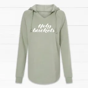 Holy Buckets Women's V-Neck Hoodie