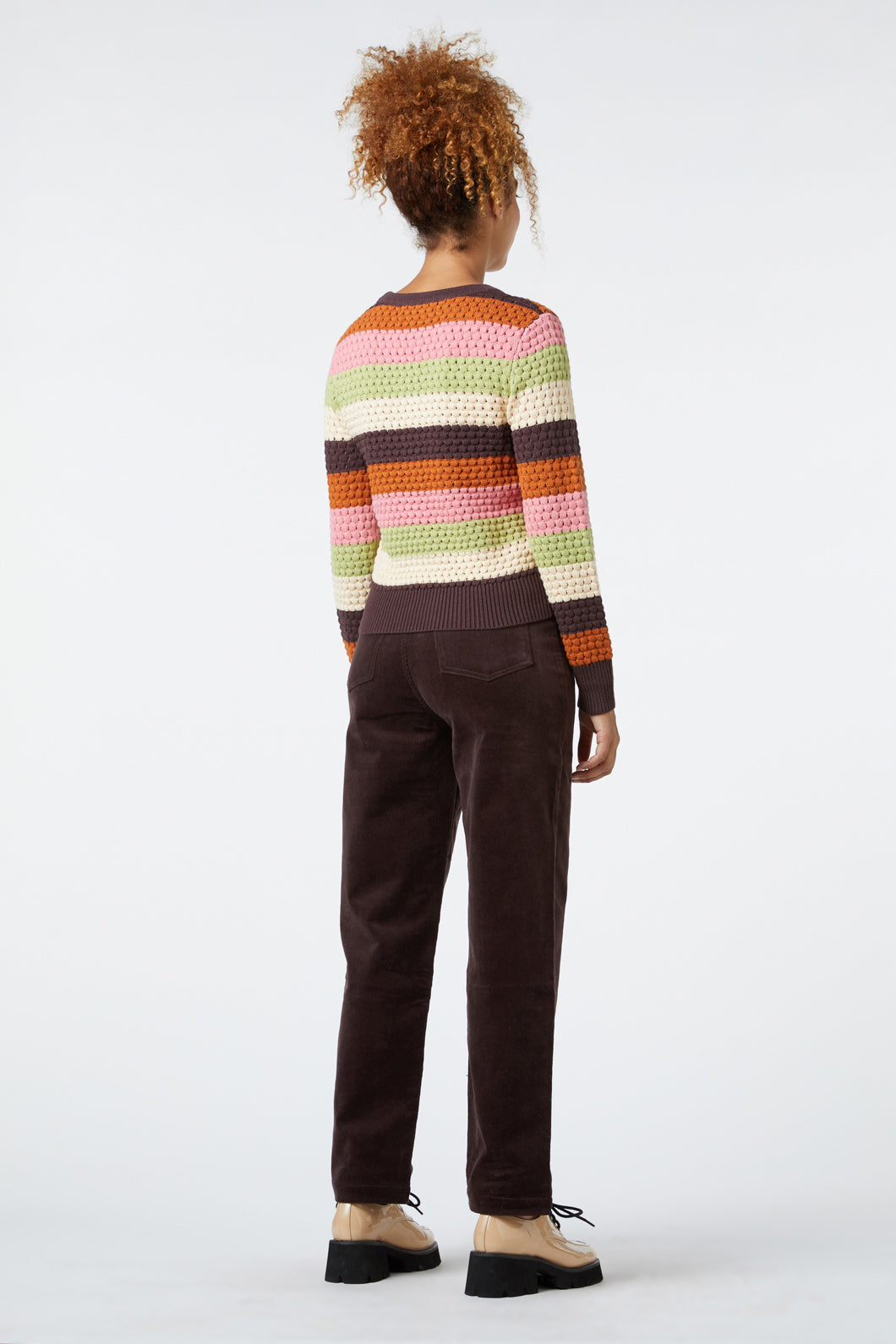 Indie Stripe Knit Sweater