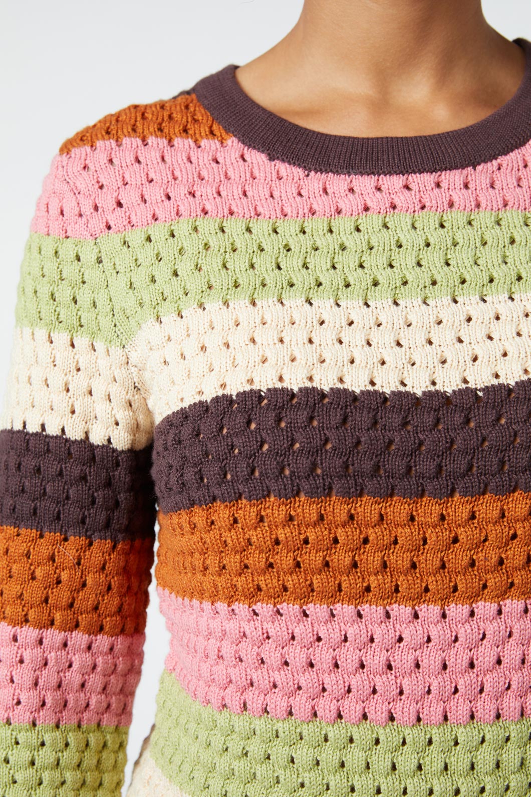 Indie Stripe Knit Sweater