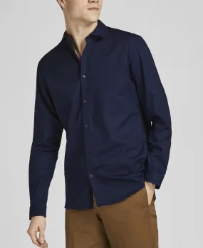 Jack & Jones Premium Long Sleeve Dress Shirt Navy Blazer