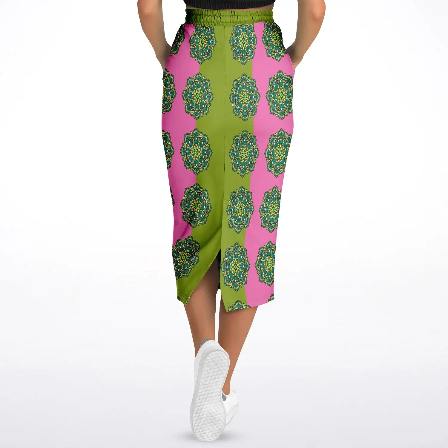 Jamabalaya Eco-Poly Long Pocket Skirt