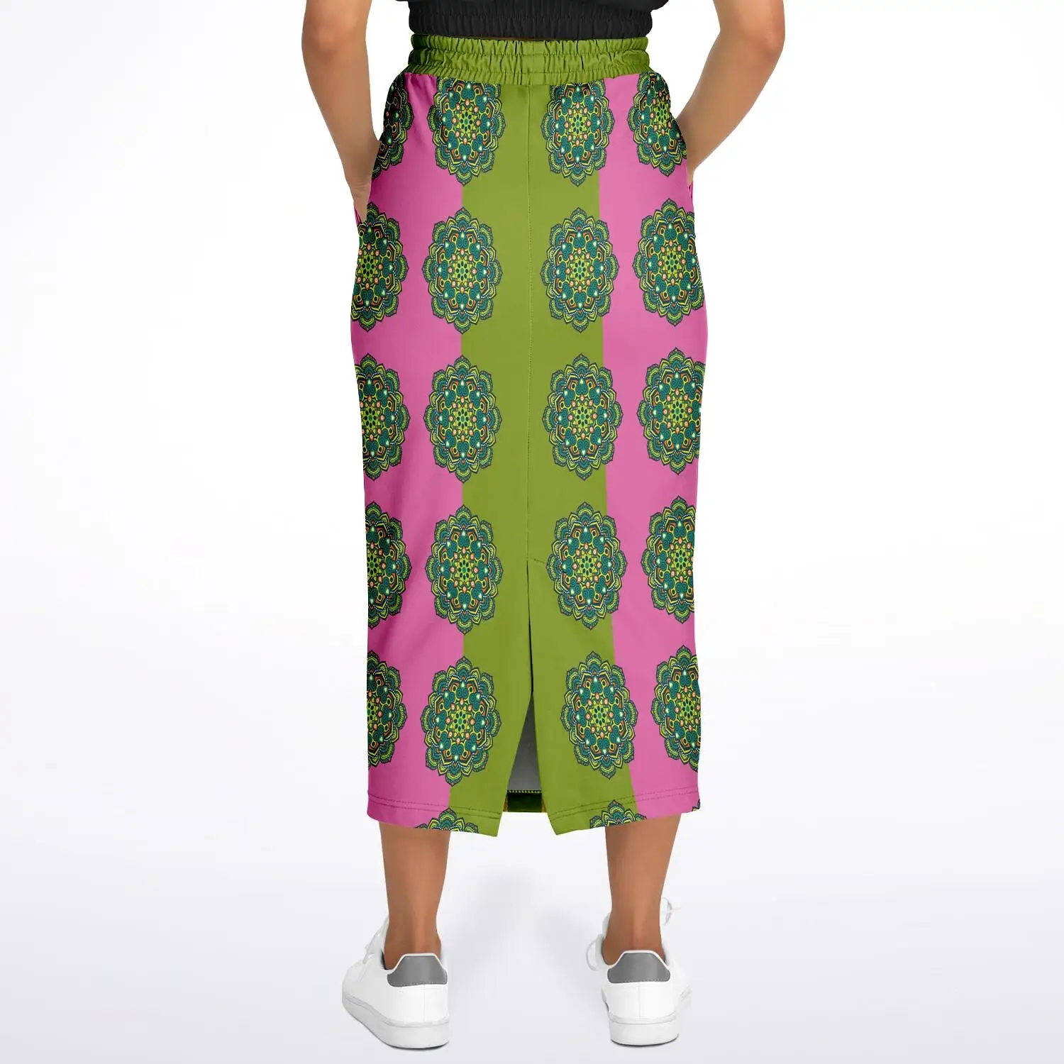 Jamabalaya Eco-Poly Long Pocket Skirt