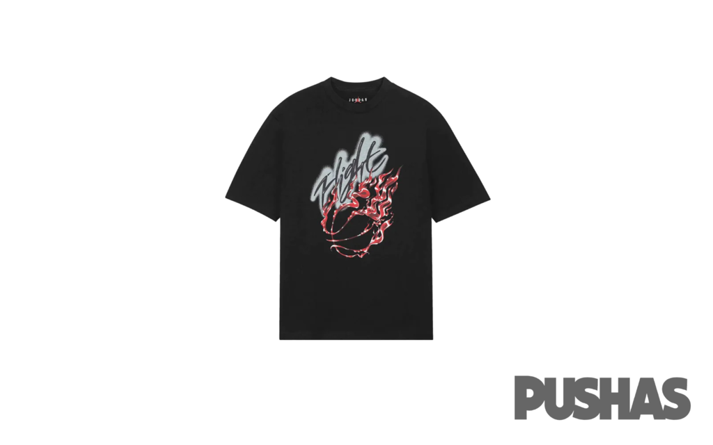 Jordan Flight Graphic T-Shirt x Travis Scott 'Black' (2022)