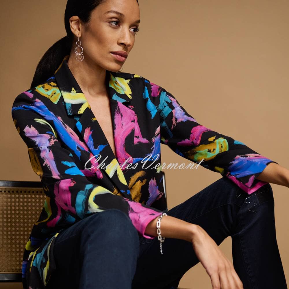 Joseph Ribkoff Printed Blazer Jacket - Style 224043