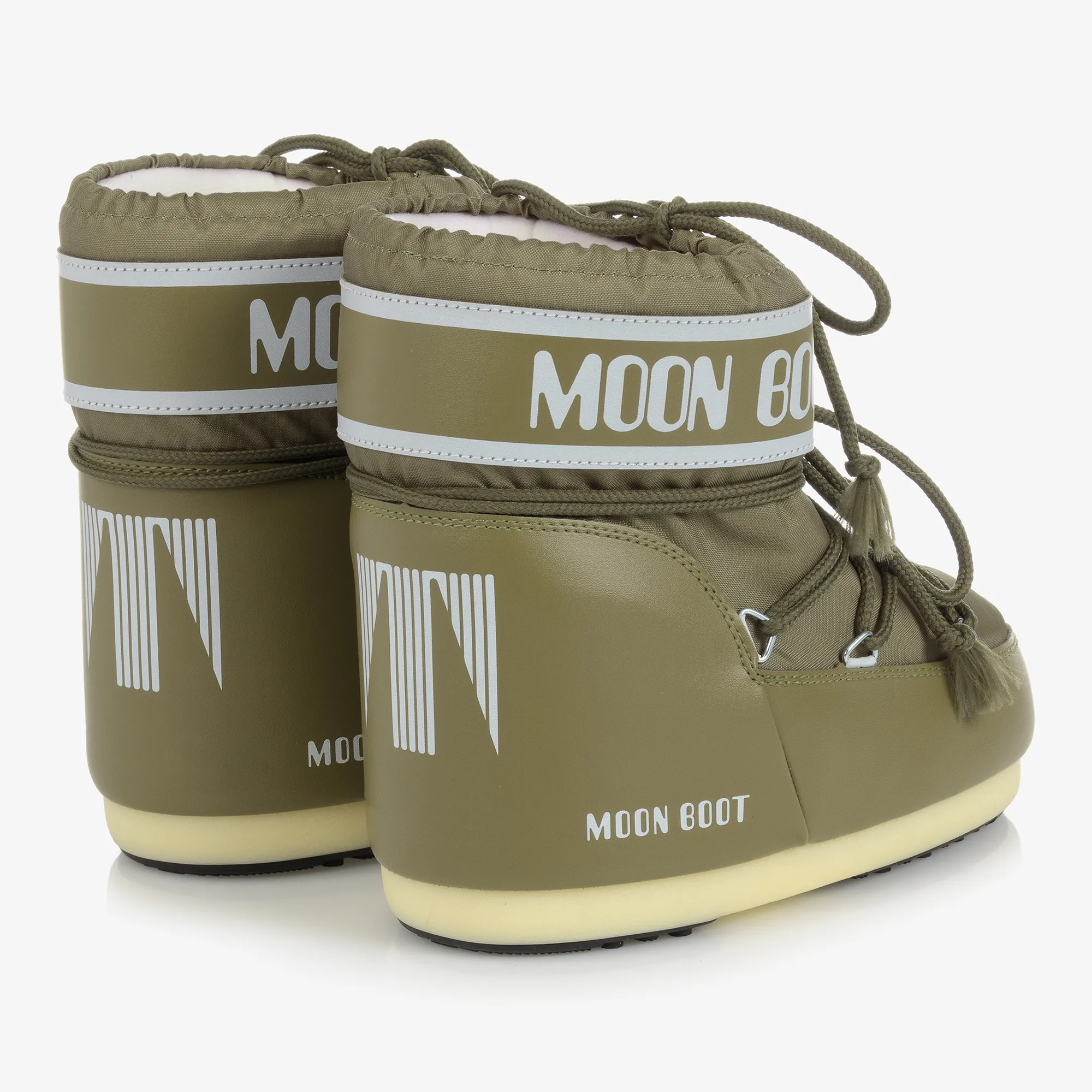 Khaki Green Icon Short Snow Boots