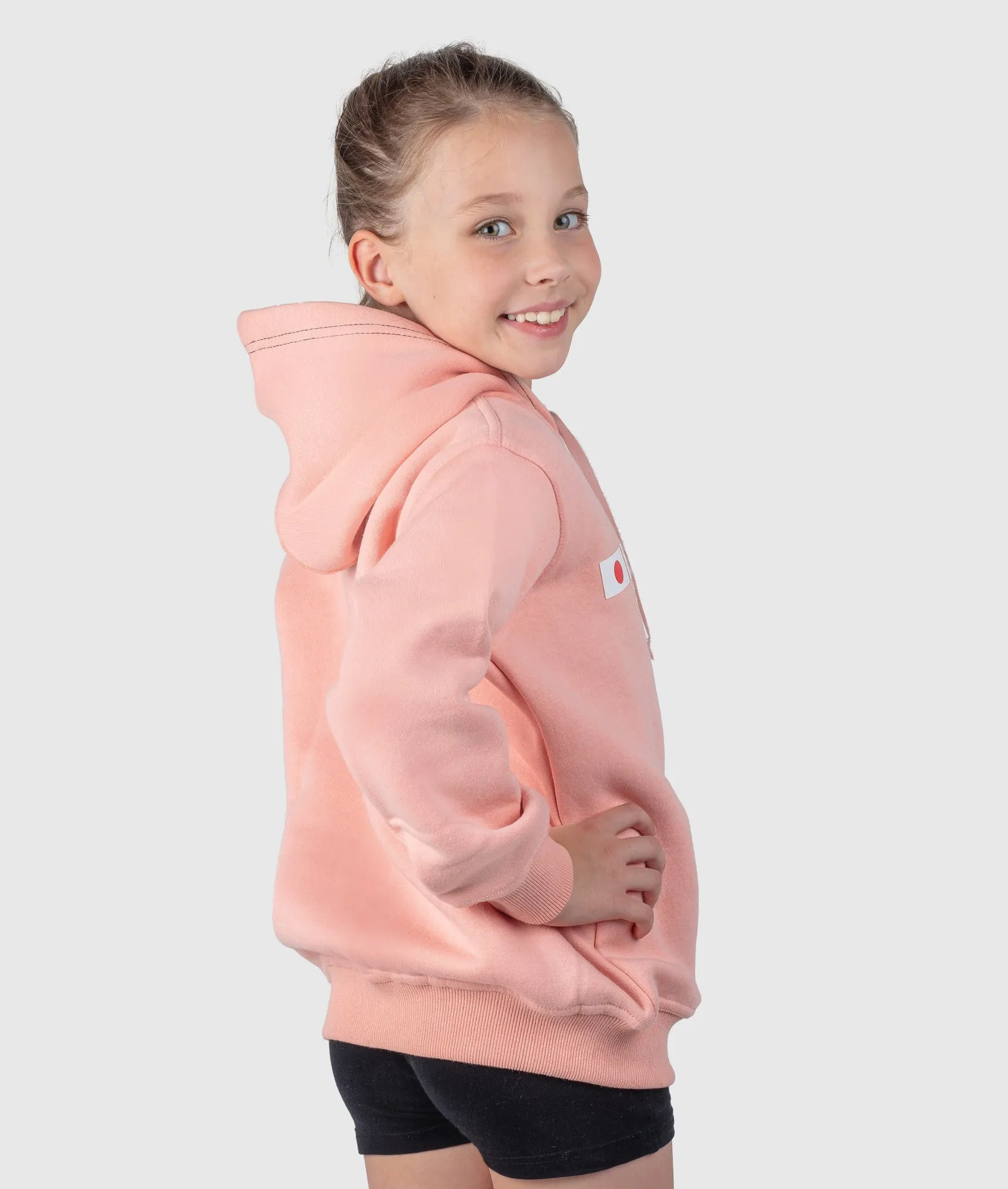 Kids Essential Hoodie - Apricot