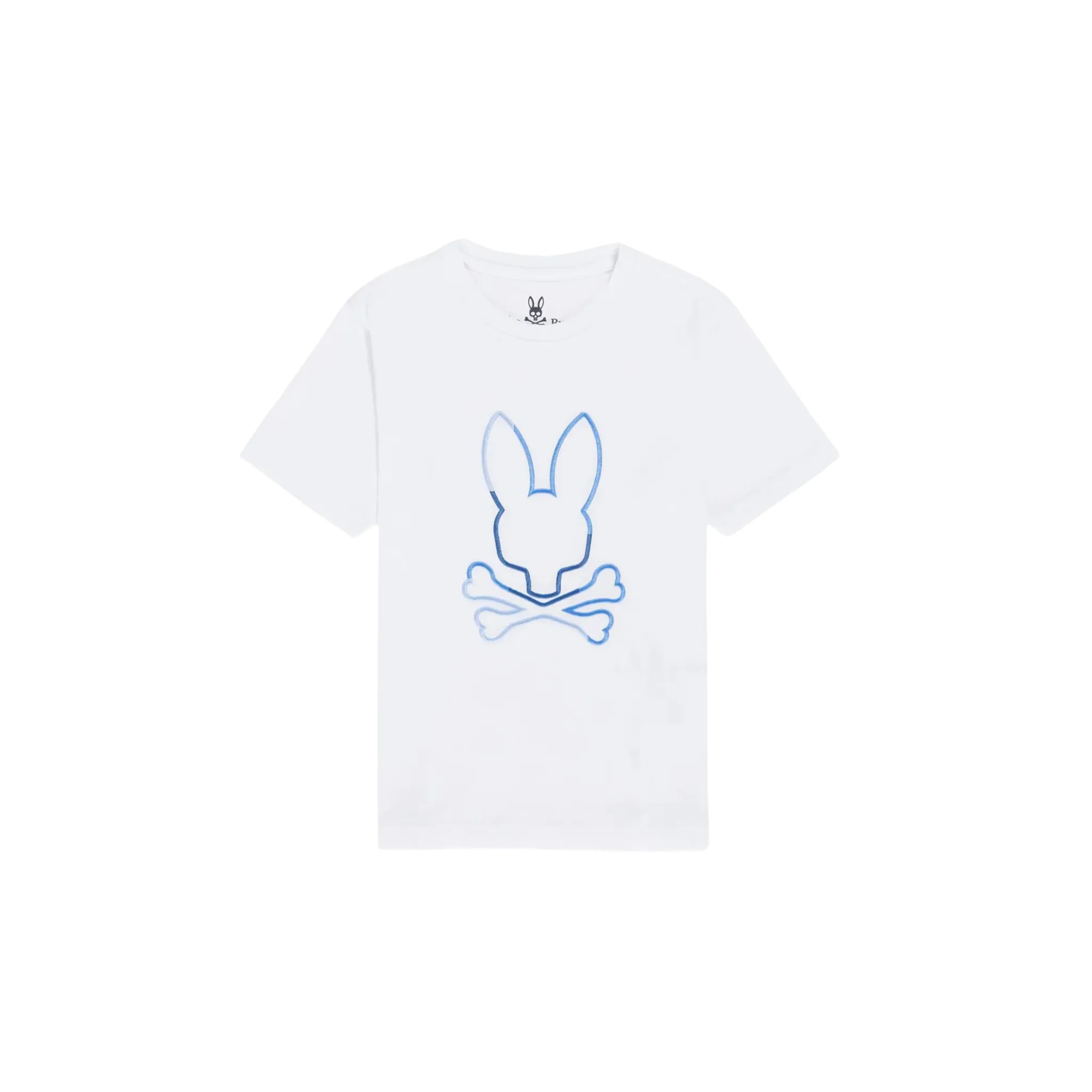 Kid's Psycho Bunny Calle Graphic Tee (White)