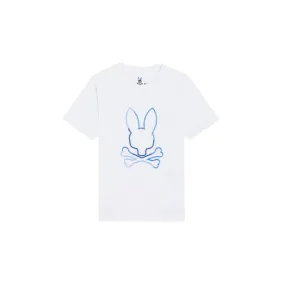 Kid's Psycho Bunny Calle Graphic Tee (White)