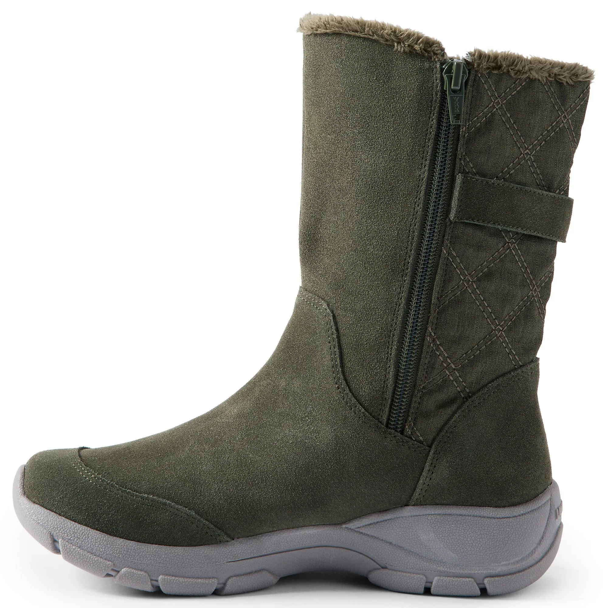 Lands' End Women's Wide Width All Weather Short Insulated Winter Snow Boots