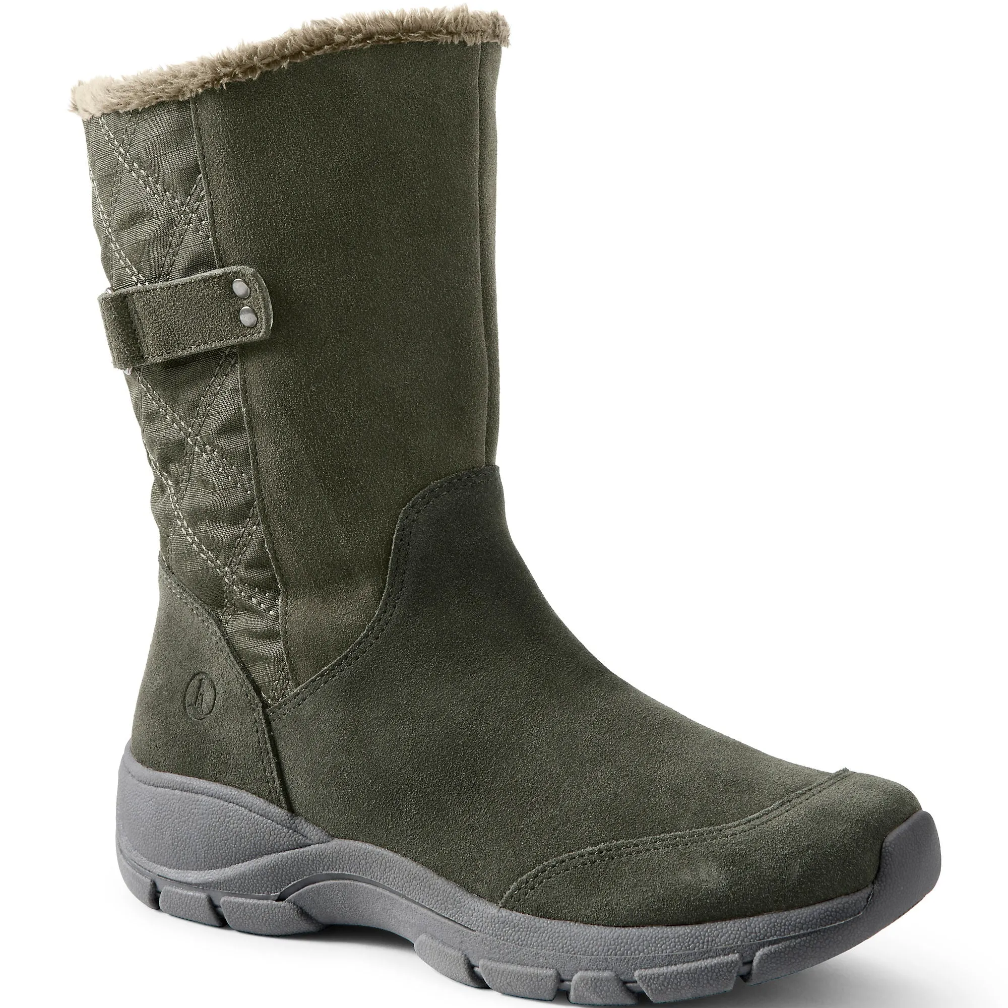 Lands' End Women's Wide Width All Weather Short Insulated Winter Snow Boots