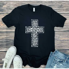 Leopard Faith Graphic Tee