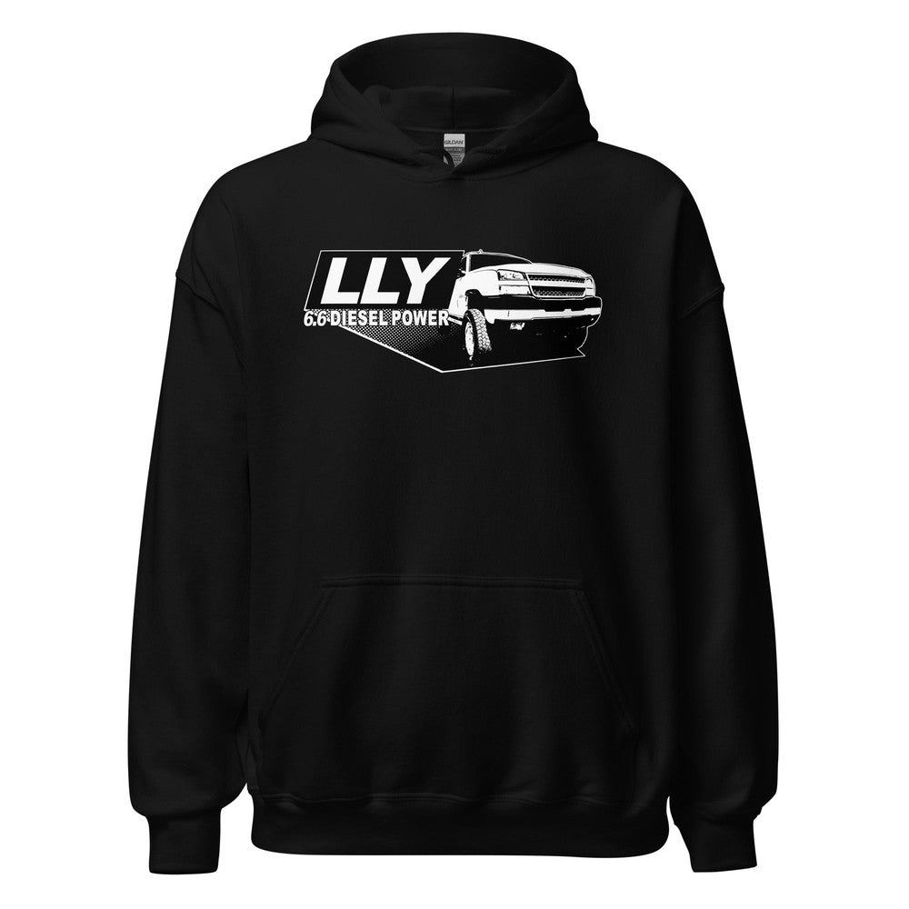 LLY Duramax Hoodie Sweatshirt With Truck