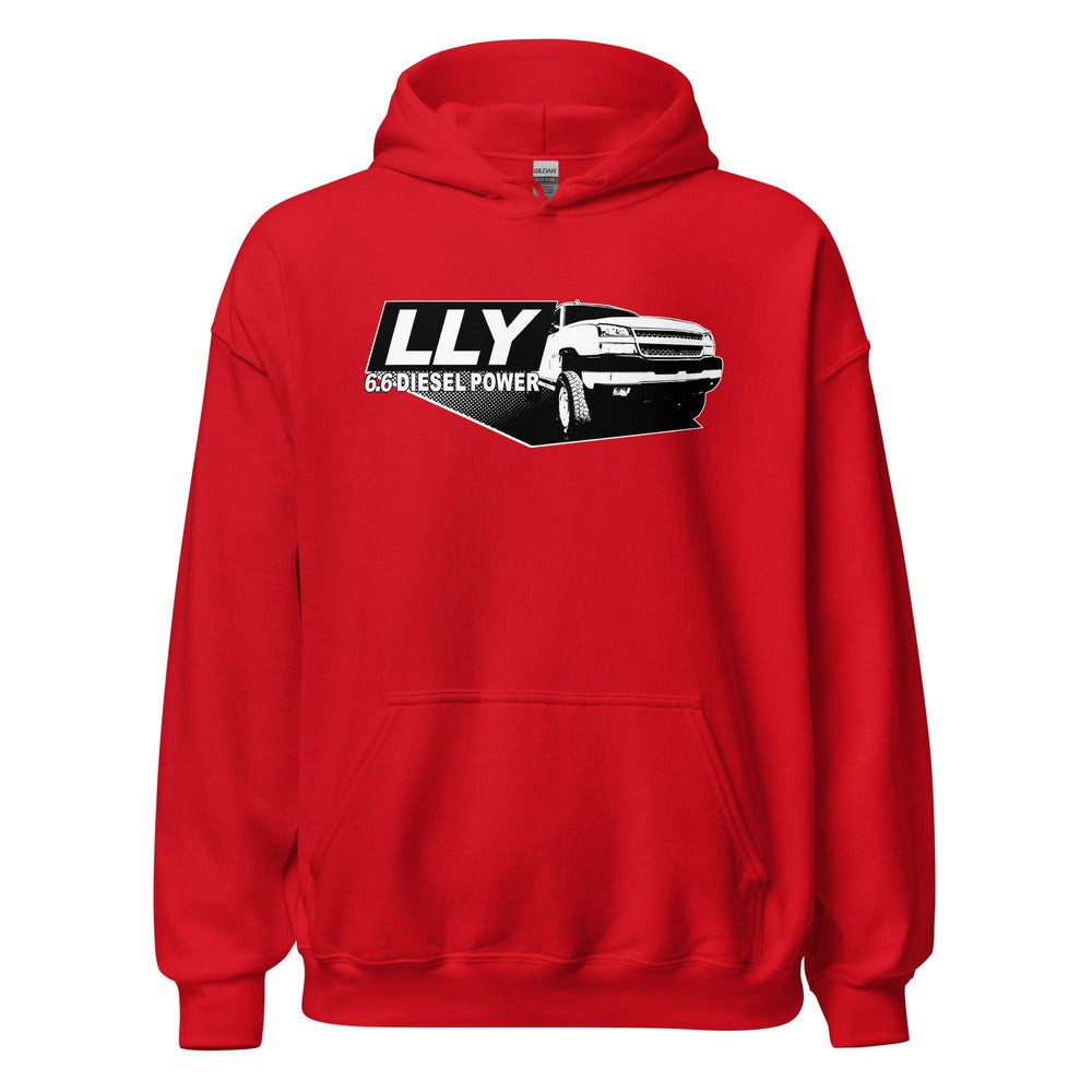 LLY Duramax Hoodie Sweatshirt With Truck