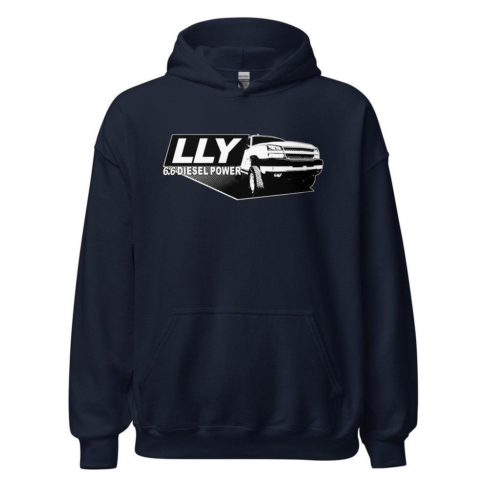 LLY Duramax Hoodie Sweatshirt With Truck