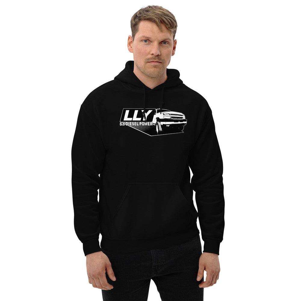 LLY Duramax Hoodie Sweatshirt With Truck