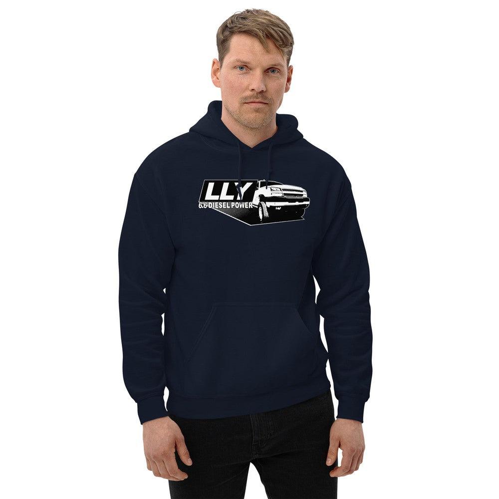 LLY Duramax Hoodie Sweatshirt With Truck