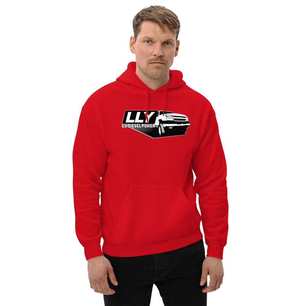 LLY Duramax Hoodie Sweatshirt With Truck