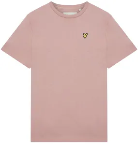 Lyle and Scott Mens Plain T Shirt Hutton Pink