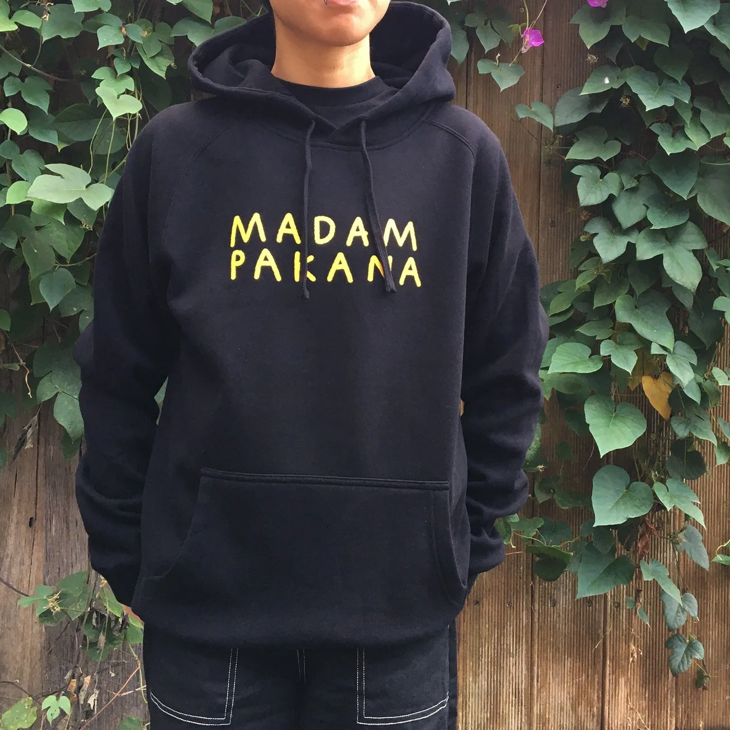 Madam Pakana Queen Cockatoo Hoodie (Black)