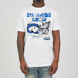 MANEUVER TEE WHITE/BLUE