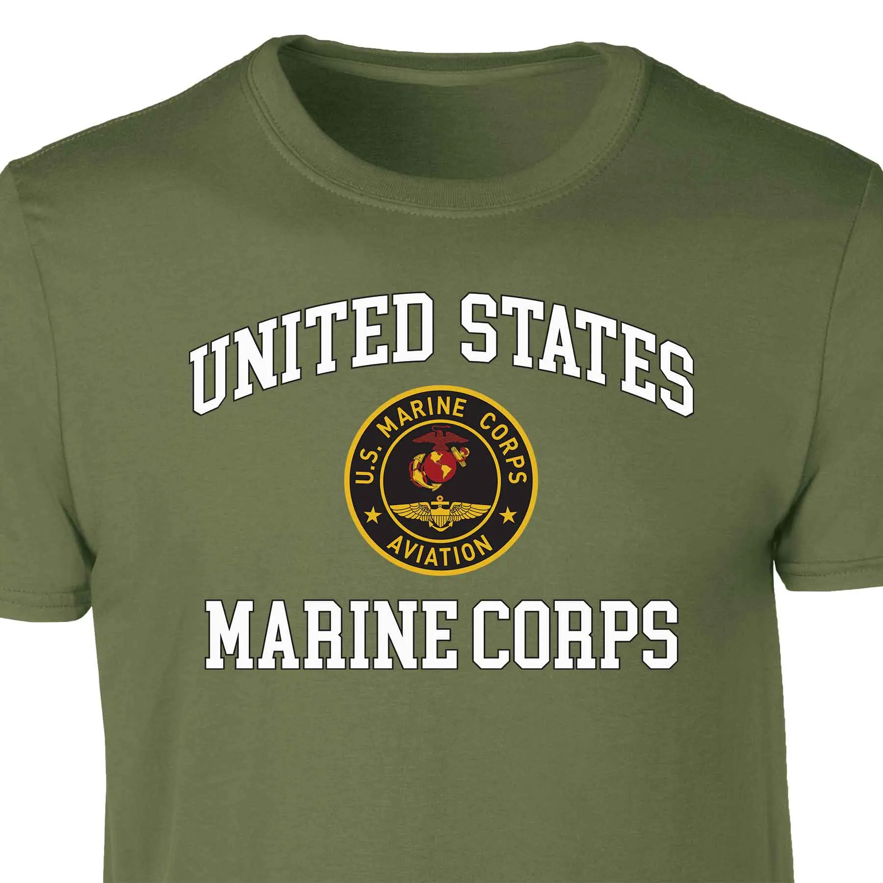 Marine Corps Aviation USMC Patch Graphic T-shirt