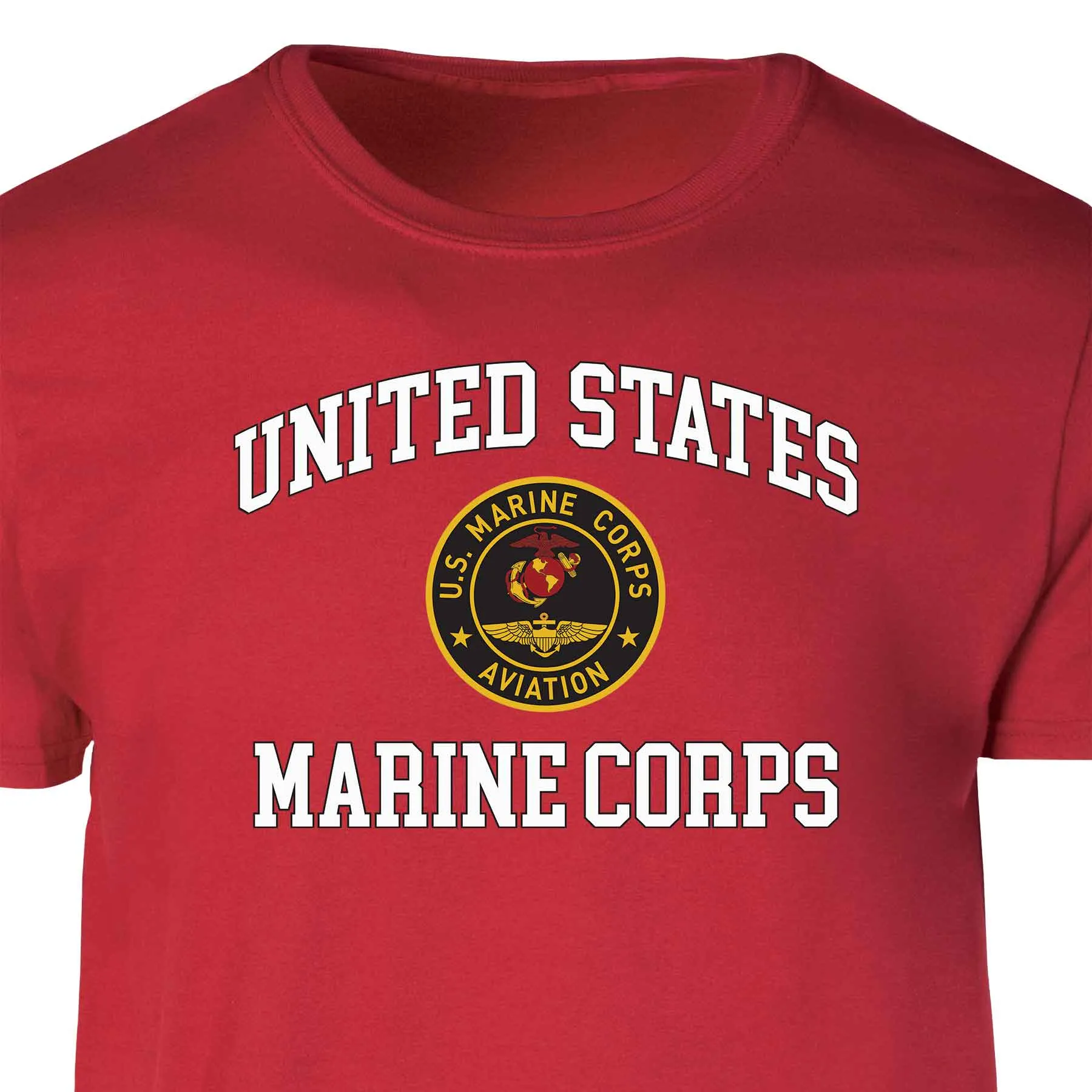 Marine Corps Aviation USMC Patch Graphic T-shirt