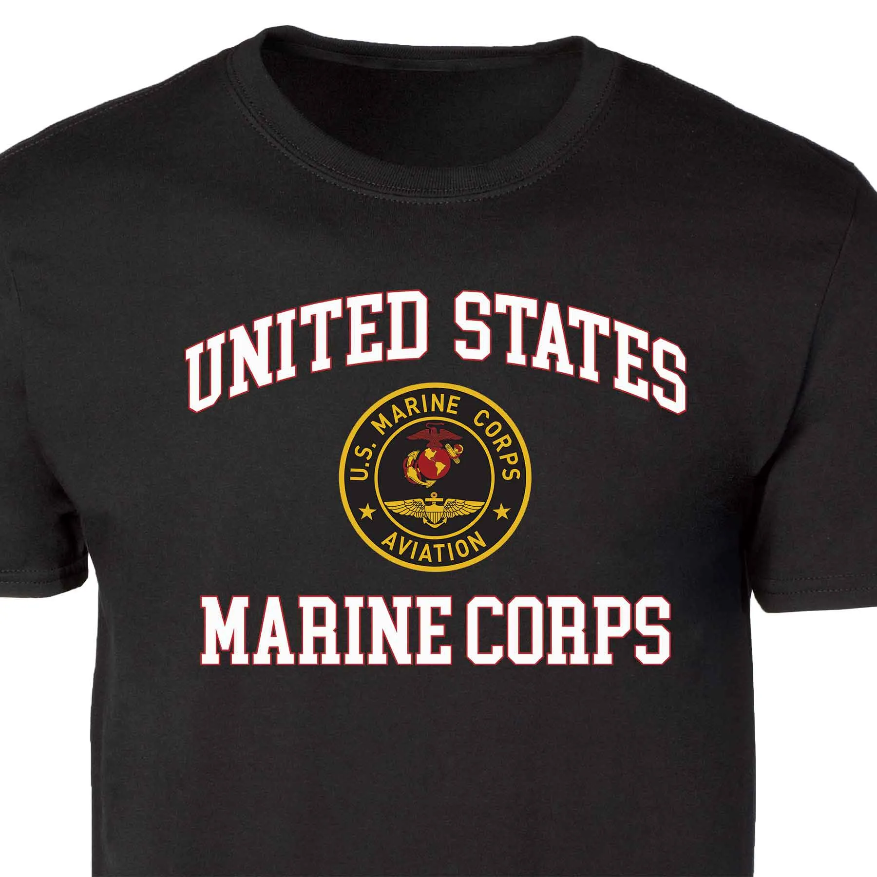 Marine Corps Aviation USMC Patch Graphic T-shirt