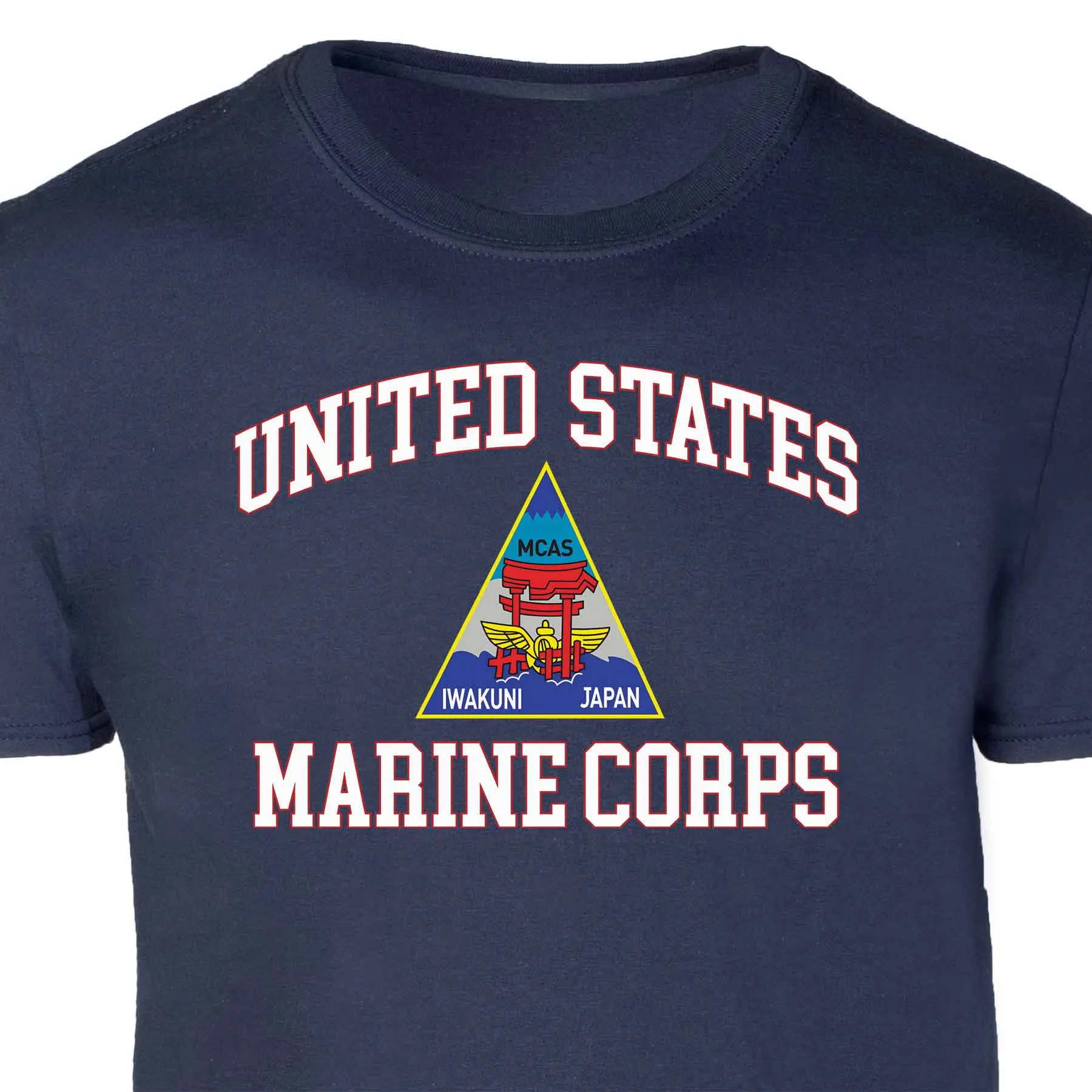 MCAS Iwakuni USMC Patch Graphic T-shirt