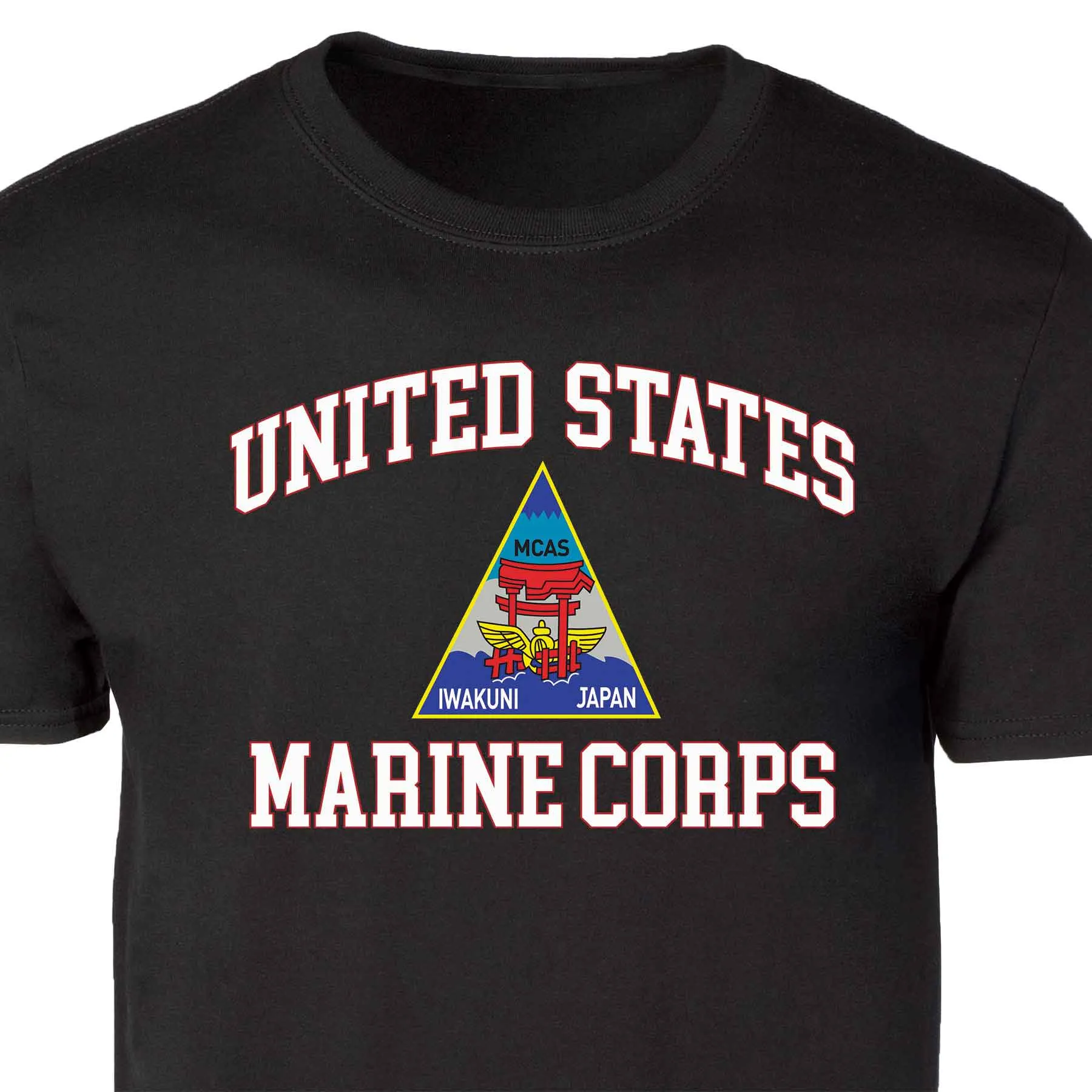 MCAS Iwakuni USMC Patch Graphic T-shirt