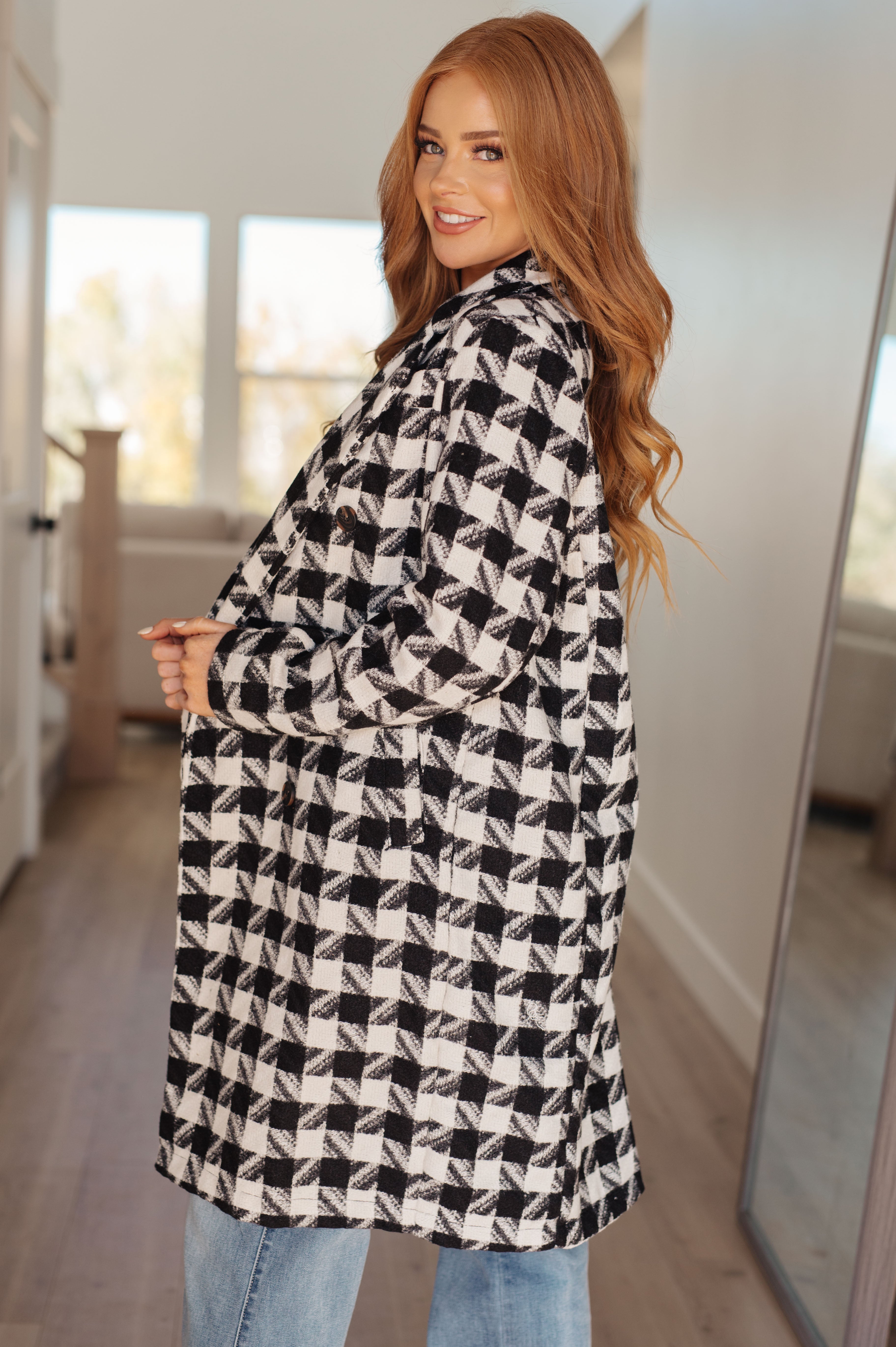 McKenzie Houndstooth Coat