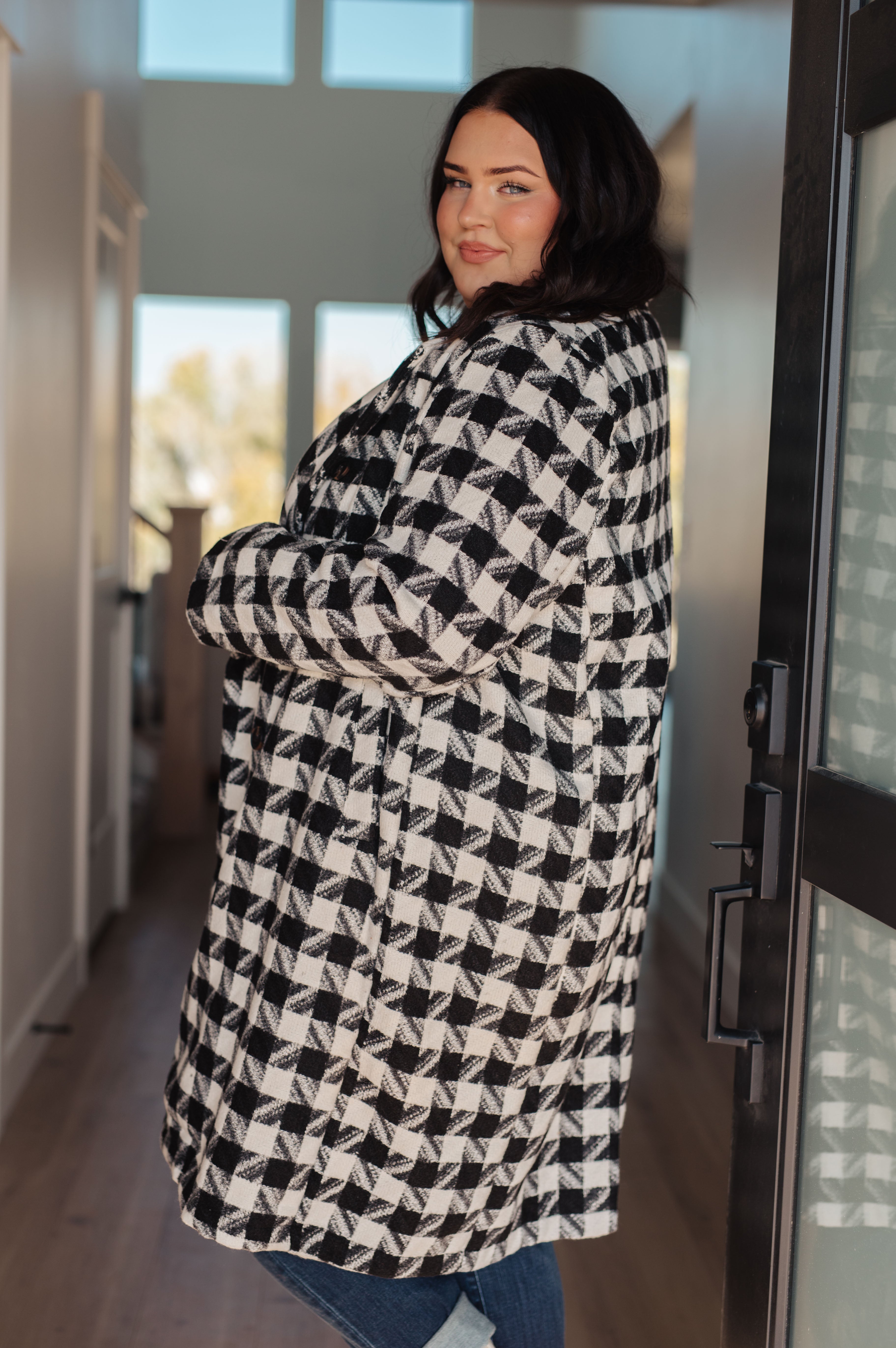 McKenzie Houndstooth Coat