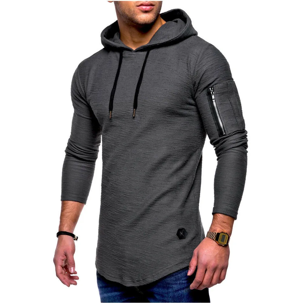 Men Athletic Gym Muscle Hoodies