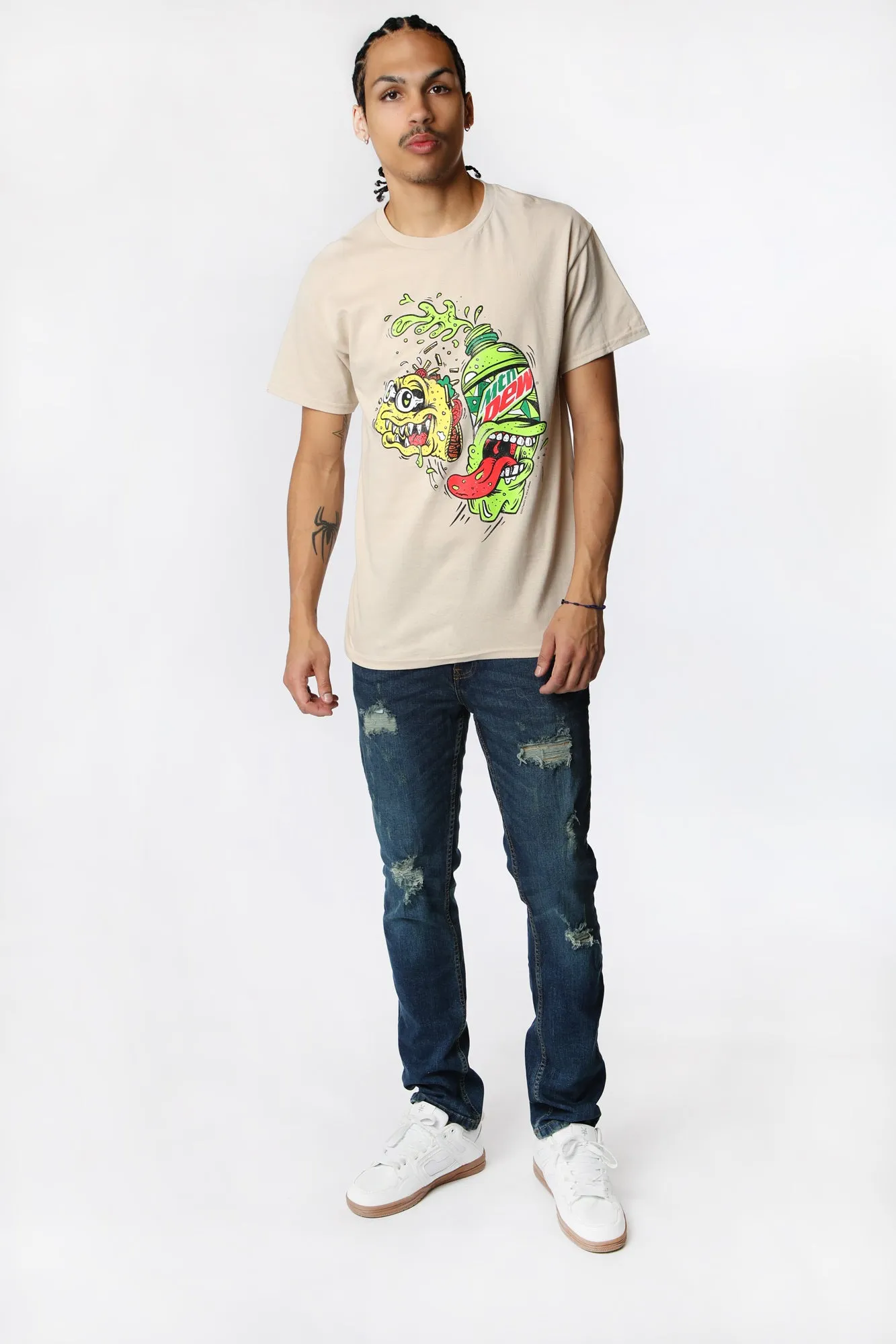 Mens Mtn Dew Graphic T-Shirt