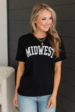 Midwest Puff Graphic Tee- Black