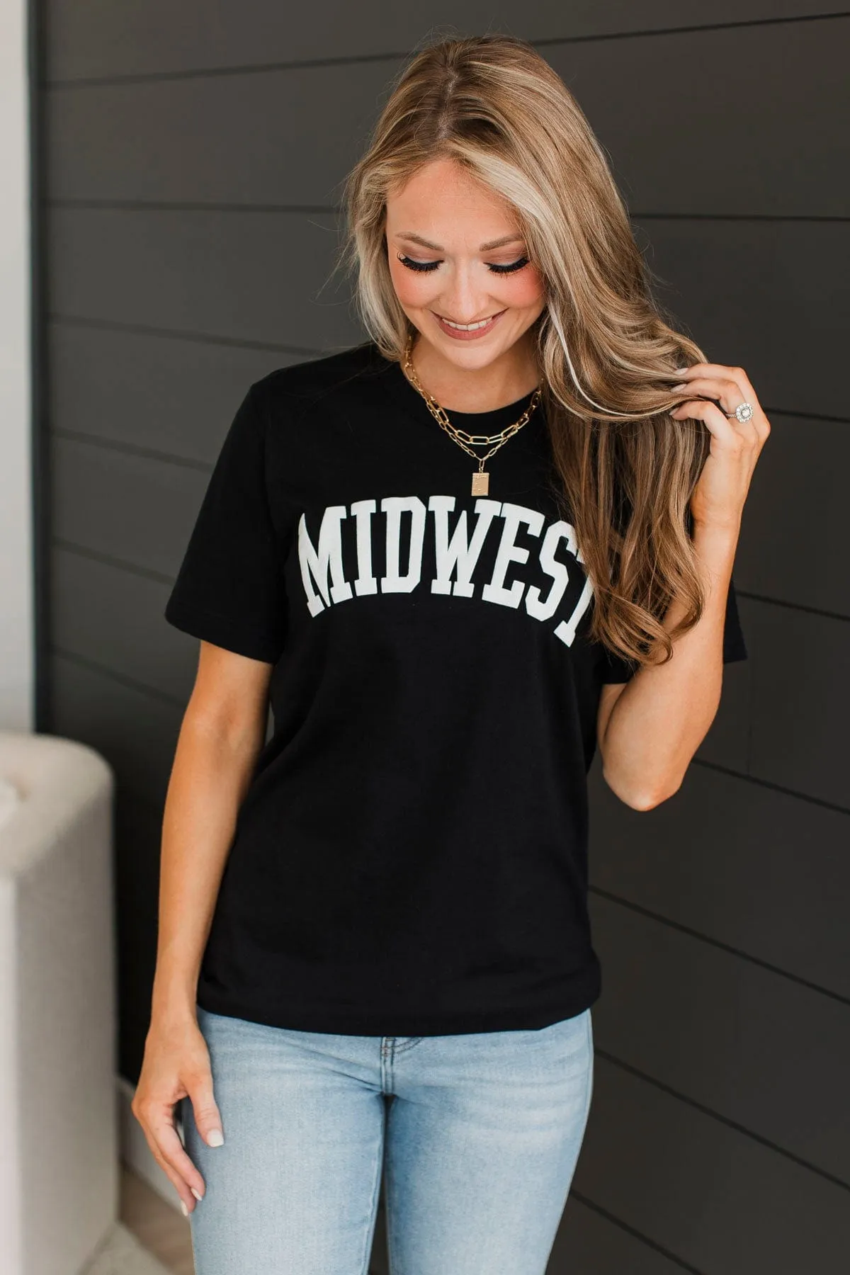 Midwest Puff Graphic Tee- Black