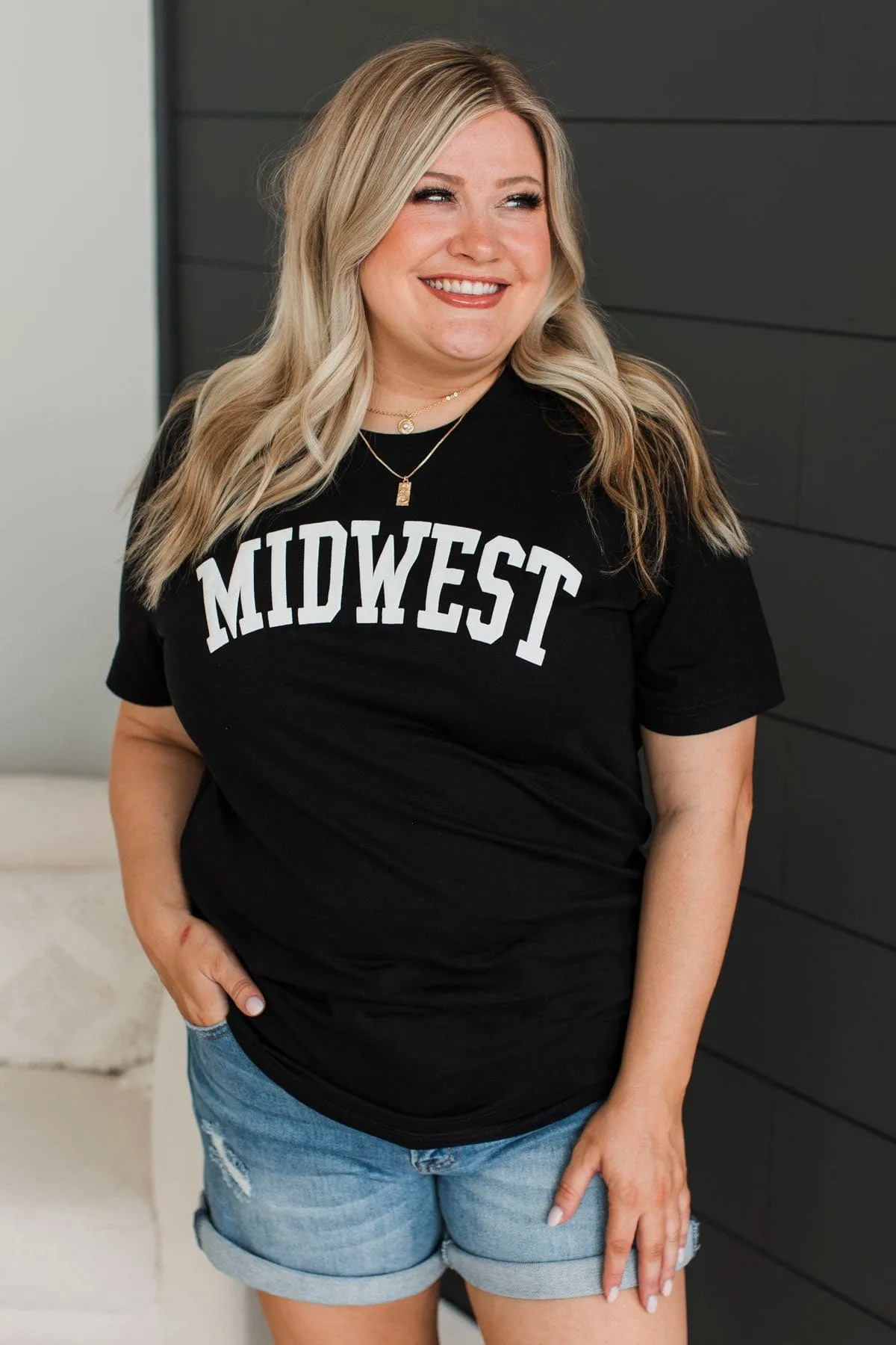 Midwest Puff Graphic Tee- Black