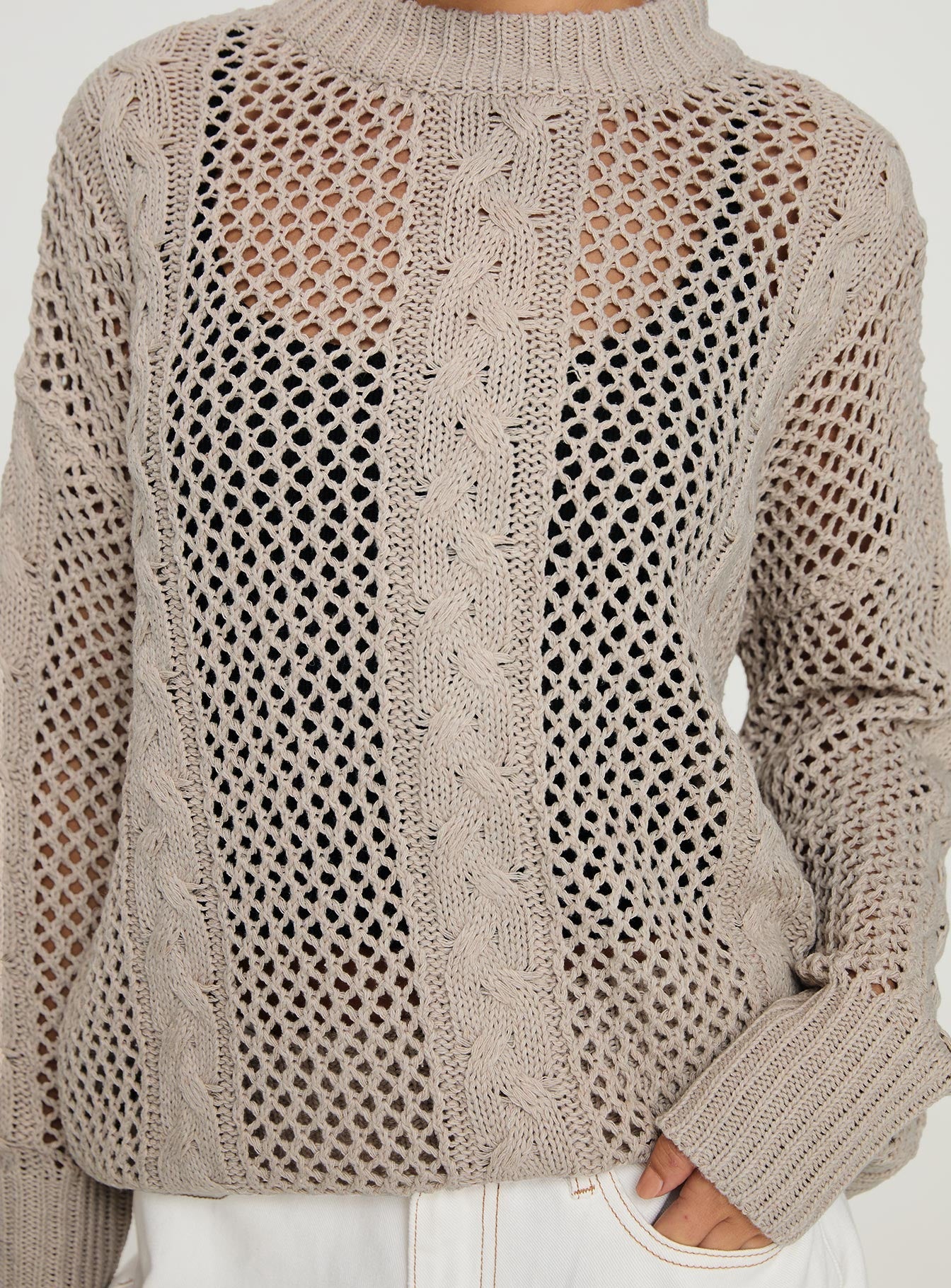 Millions Knit Sweater Beige