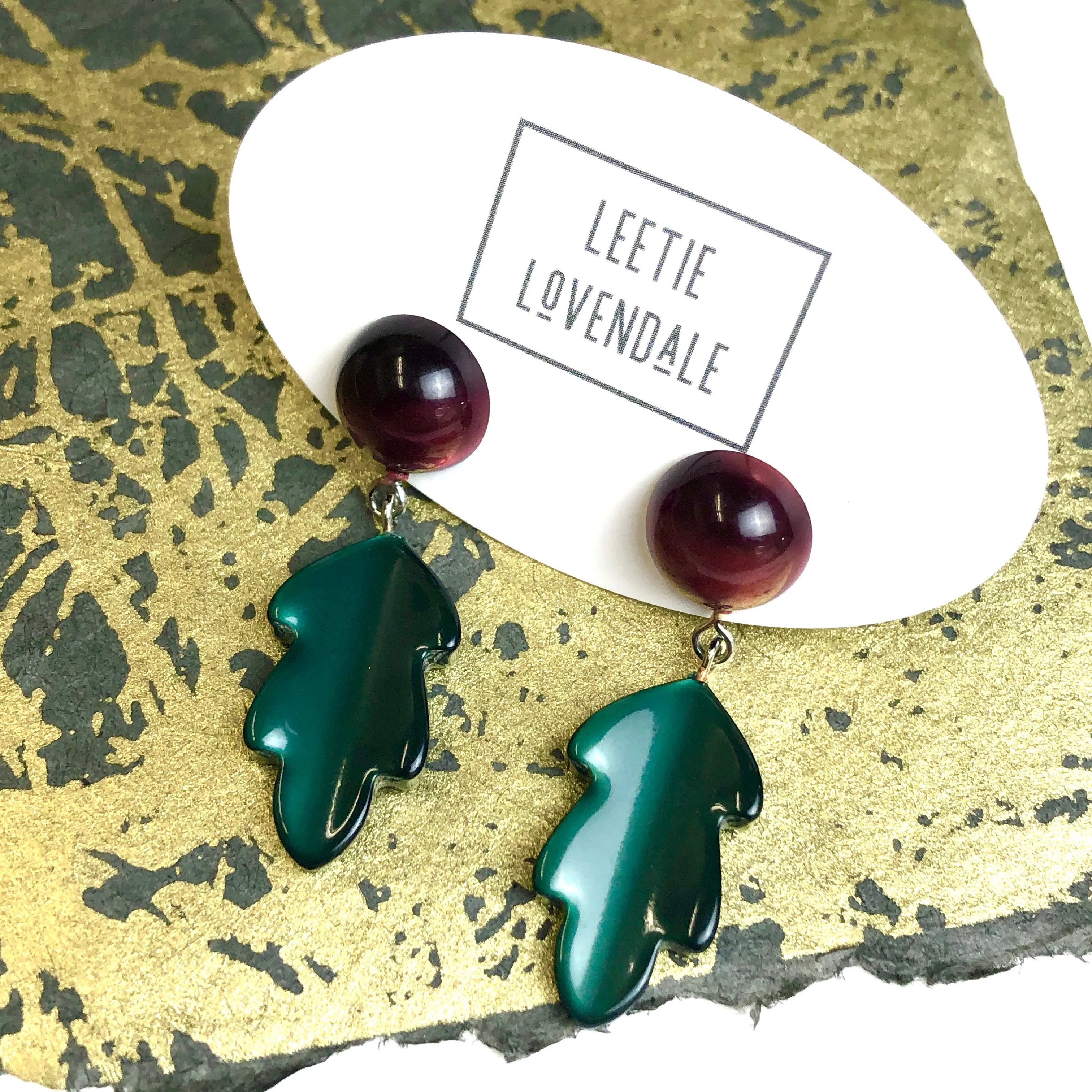 Mistletoe Moonglow Drop Earrings