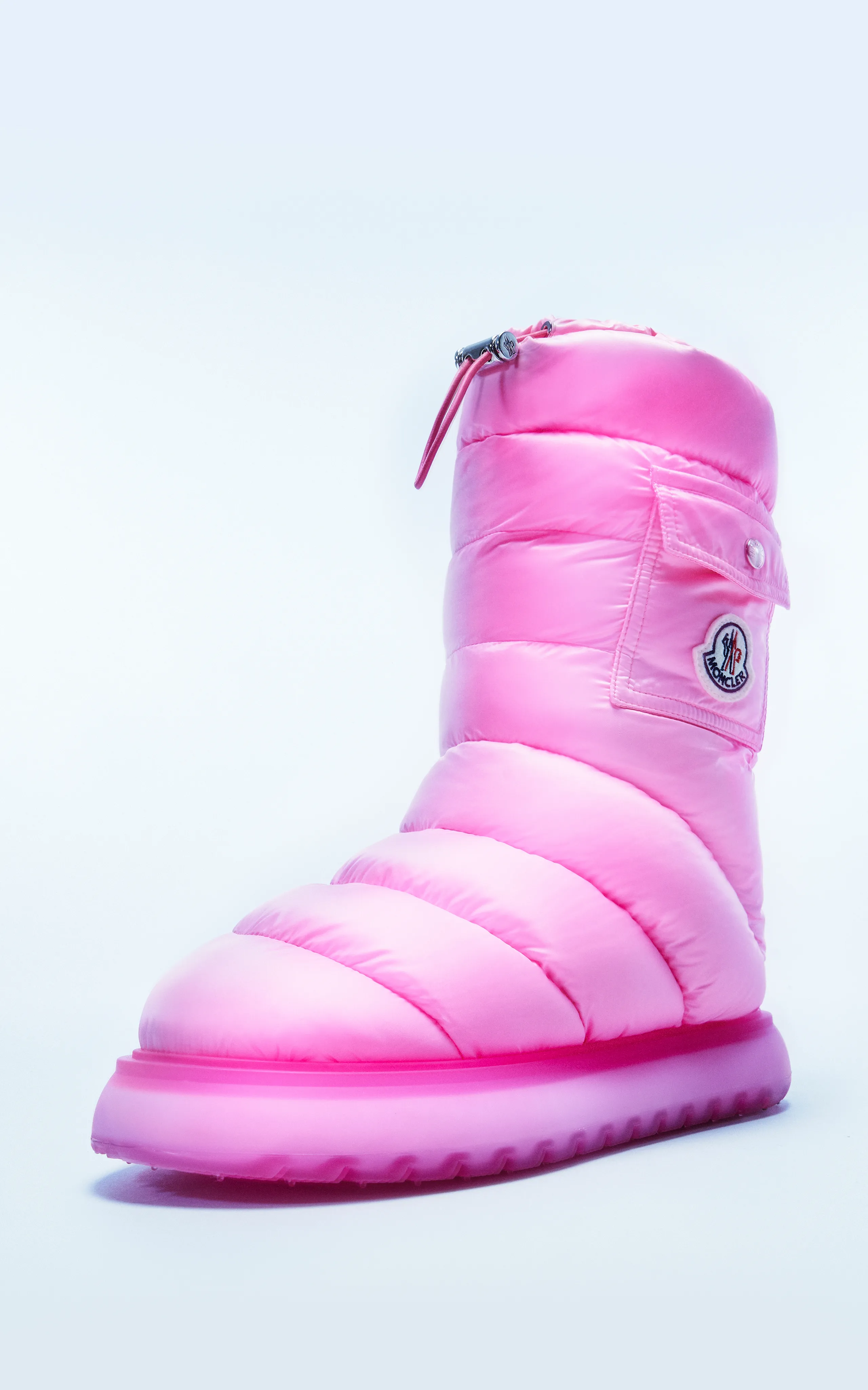 Moncler Gaia Mid-Length Down-Nylon Snow Boots