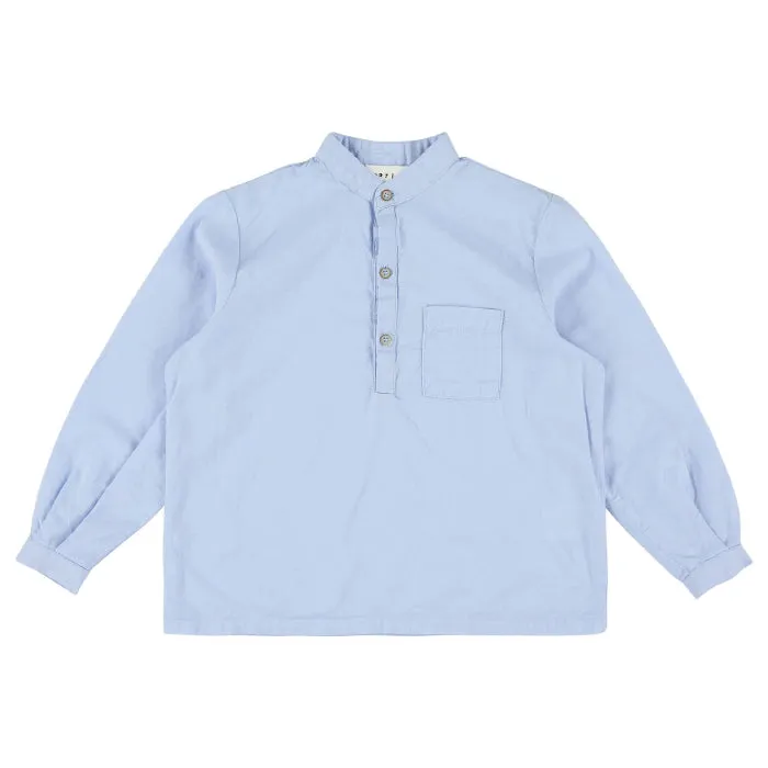 Morley Child Boy Sail Shirt Pica Heron Blue