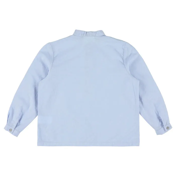 Morley Child Boy Sail Shirt Pica Heron Blue