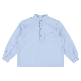 Morley Child Boy Sail Shirt Pica Heron Blue