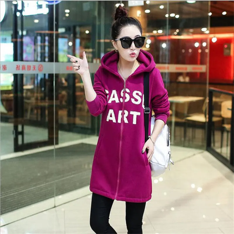 New Arrival Women Top Winter Hoodies Carton Print Long Sleeve Fashion Style Autumn Casual Thick Sweatshirts 71923 GS