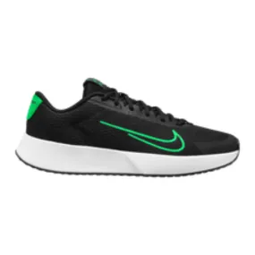 Nike Court Vapor Lite 2 Men Hard Court Tennis Shoes - Black/Poison Green-White