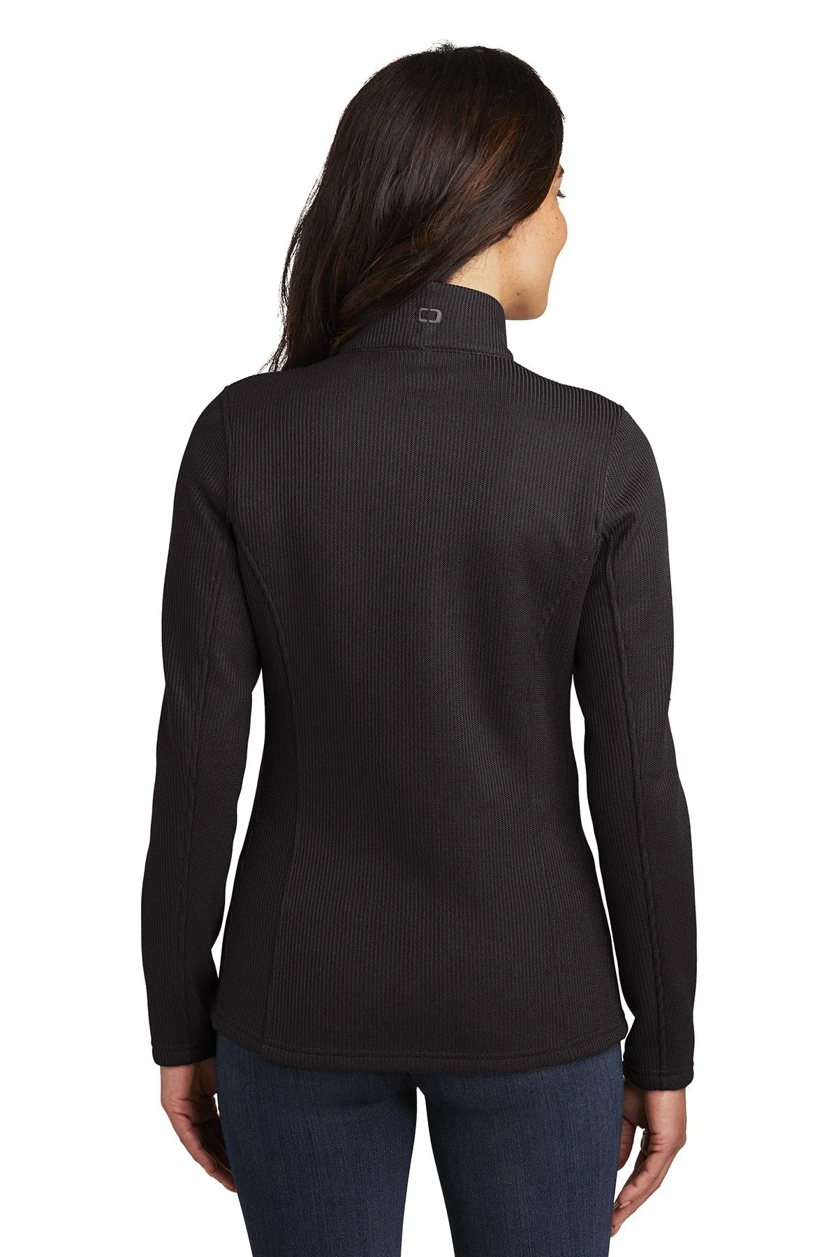 OGIO Ladies Grit Fleece Jacket LOG727 Blacktop