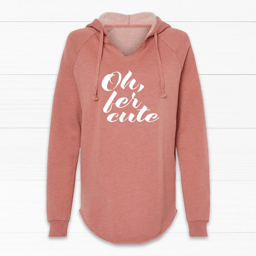 Oh, Fer Cute Women's V-Neck Hoodie