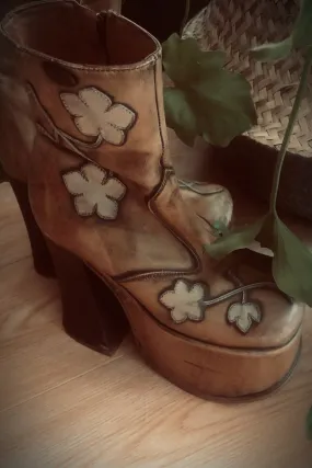 One of a kind Vintage Platform Boots