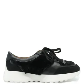 Papanatas Black Fur Sneaker