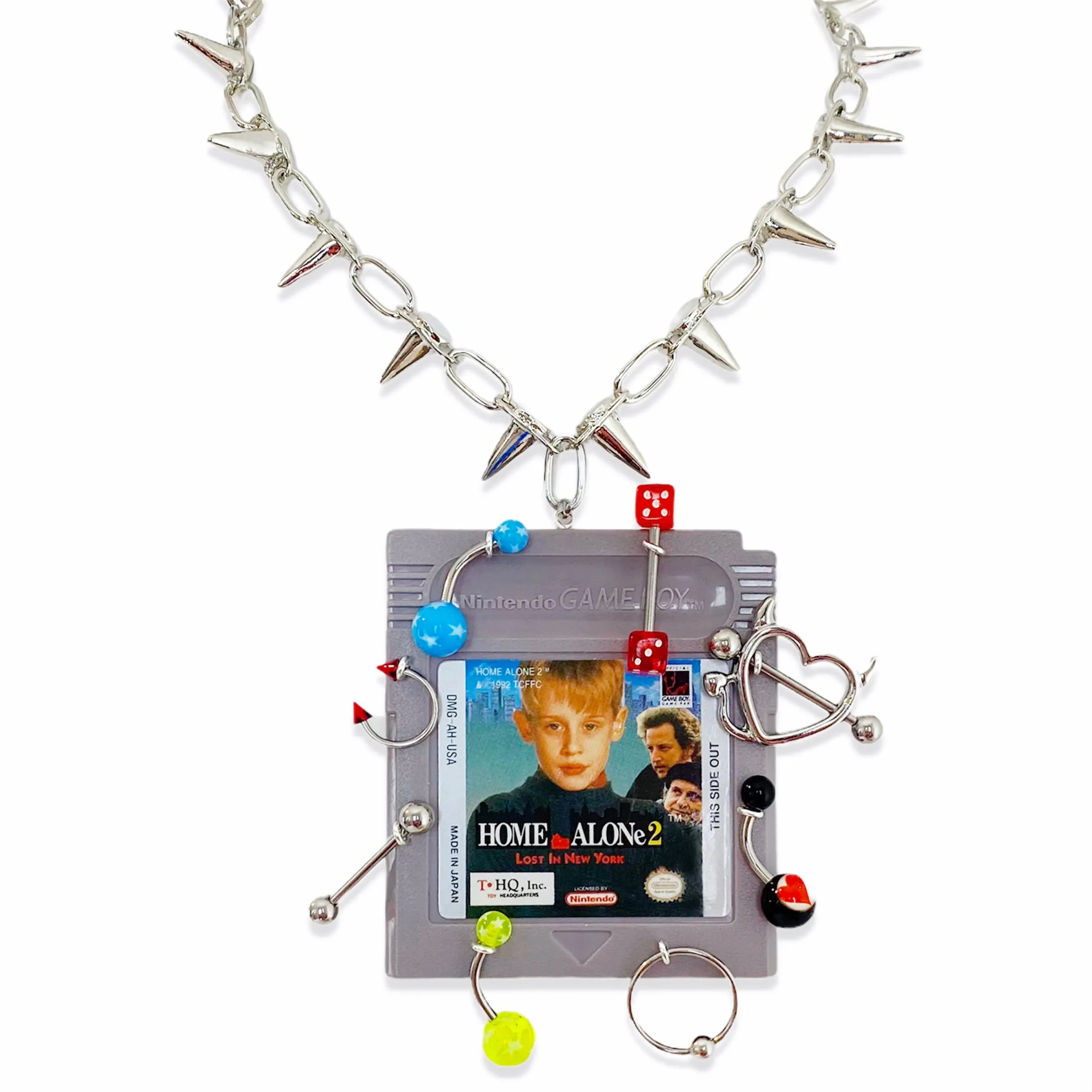 Pierced Home Alone Vintage Remix Charm Necklace