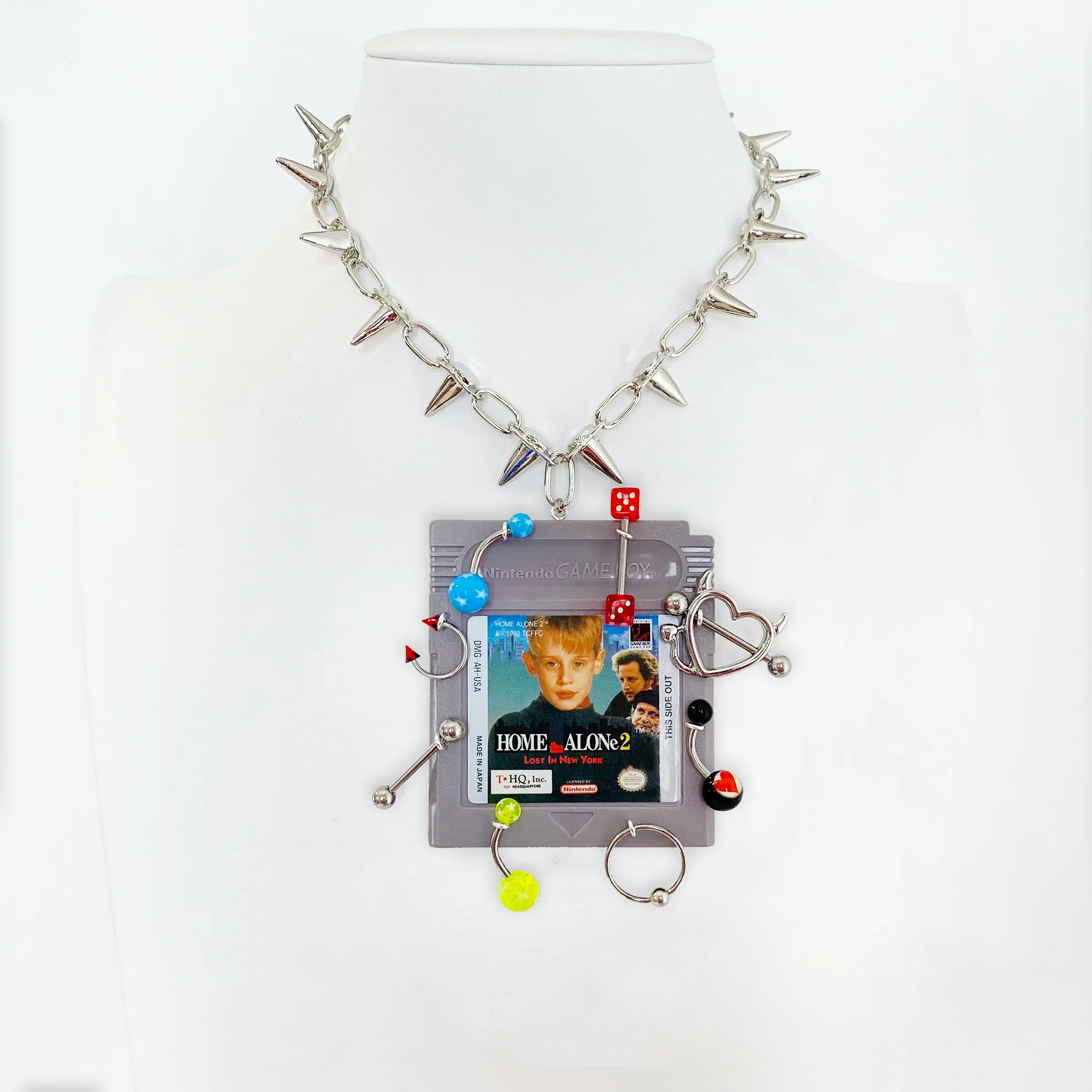 Pierced Home Alone Vintage Remix Charm Necklace